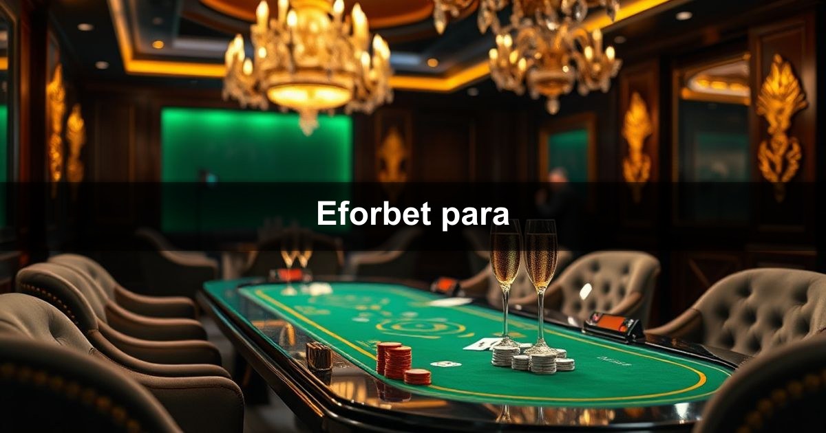 Eforbet para