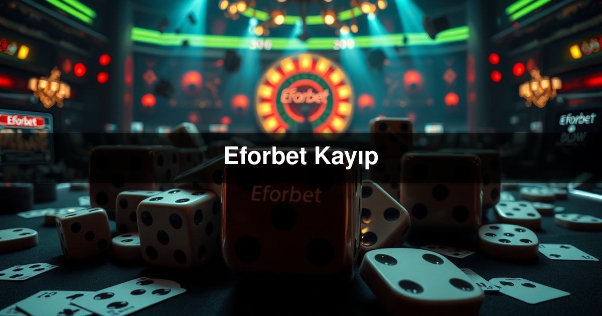 Eforbet Kayıp